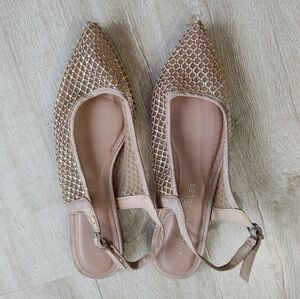 Sincerely Jules Mesh Slingback Flats